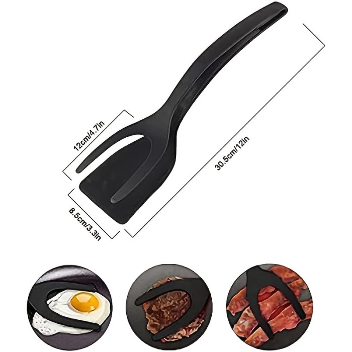 1pc Premium Slotted Multi-Functional Spatula - Effortlessly Flip Eggs, Pancakes & Steaks - Perfect for BBQ, Hamburgers, Patties & Breakfast - Durable Kitchen Essential for Cooking & Grilling