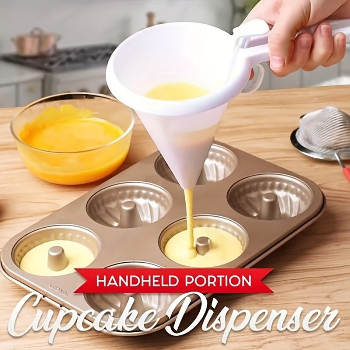 All-Purpose Handheld Baking Funnel – Adjustable Cream & Chocolate Dispenser for Professional Cake Decorating