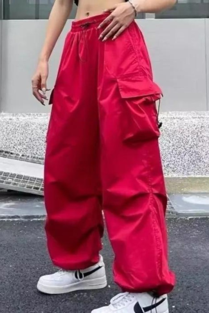 Women's elegant casual fashion loose high waist wide leg overalls pants