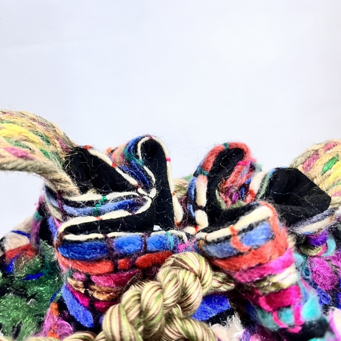 Bohemian Woven Crossbody Bag Color Contrast Bucket Bag, Ethnic Style Drawstring Purse With Tassel