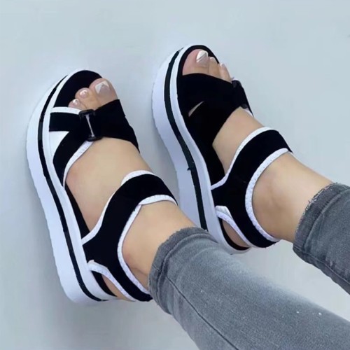 Stylish Womens Adjustable Platform Wedge Sandals - Elevate Your Summer with Arch Support, High Heels, and Comfortable Casual Travel Outdoor Shoes