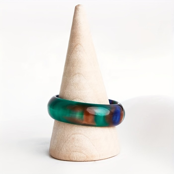 Boho Style Band Ring Rainbow Color Or Sunset Color Make Your Call Suitable For Men And Women Match Daily Outfits