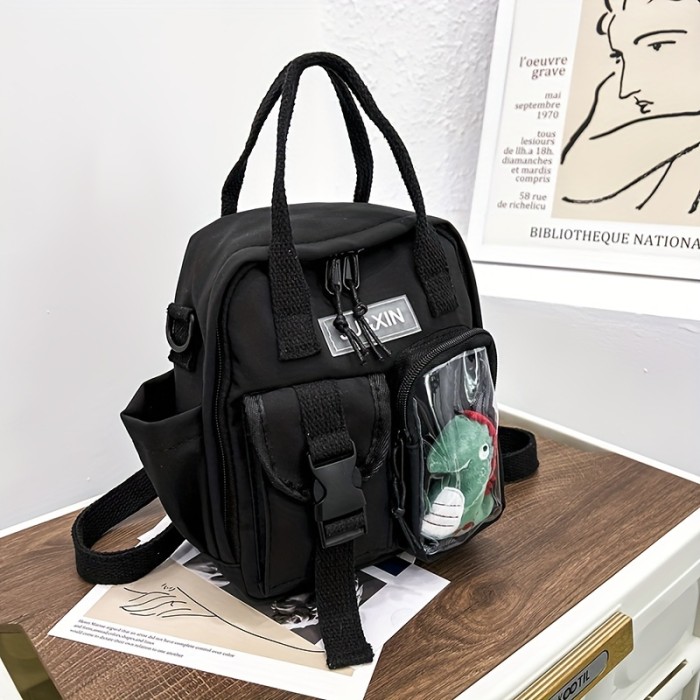 Mini Cute Dinosaur Backpack, Solid Color Fashion Casual Simple Unique Backpack, Trendy Versatile Travel Purse (8\