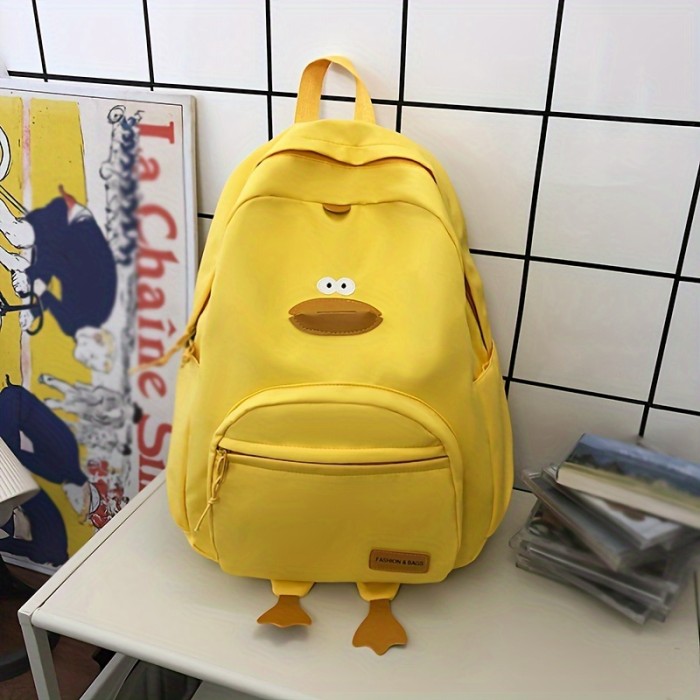 1pc Ultralight Casual Fashion Backpack - Spacious & Stylish, Versatile for School & Beyond - Large Capacity, Lightweight Design
