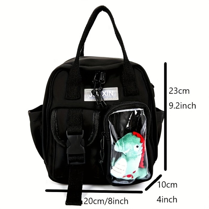 Mini Cute Dinosaur Backpack, Solid Color Fashion Casual Simple Unique Backpack, Trendy Versatile Travel Purse (8\