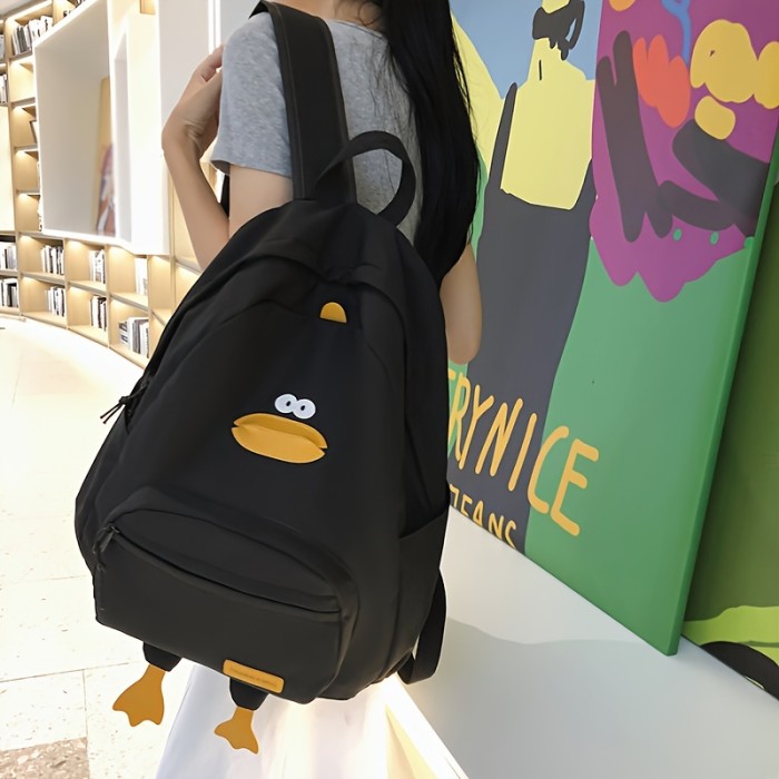 1pc Ultralight Casual Fashion Backpack - Spacious & Stylish, Versatile for School & Beyond - Large Capacity, Lightweight Design