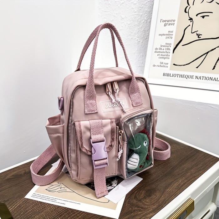 Mini Cute Dinosaur Backpack, Solid Color Fashion Casual Simple Unique Backpack, Trendy Versatile Travel Purse (8\