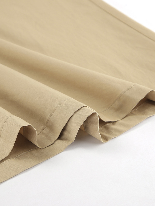 A-Line High Waisted Solid Color Split-Joint Skirts