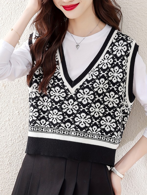 Viscose And Polyester Blend V-Neck Knit Cardigan Sweater, Cute And Cozy For Fall And Winter, Machine Washable