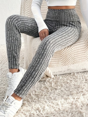 Ultimate High-Waisted Skinny Leggings - Super Stretchy, Comfortable, Versatile, and Slim-Fitting for Everyday Wear - Women's Essential Clothing for Any Occasion