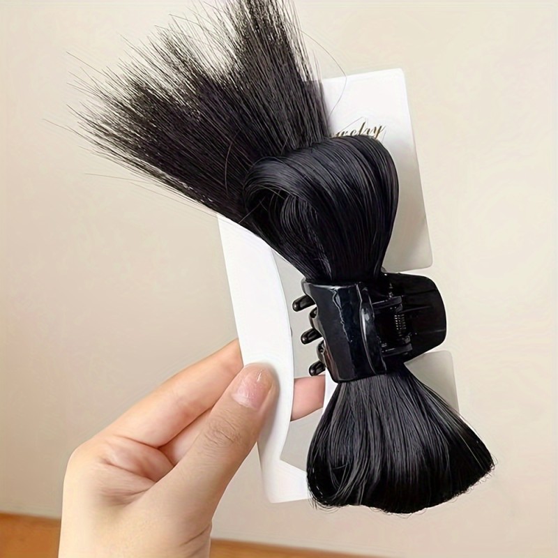 Elegant Updo Bun Claw Clip - Easy Messy Bun Hair Piece for Women with Straight Hair - Daily Use Hair Accessories for All People