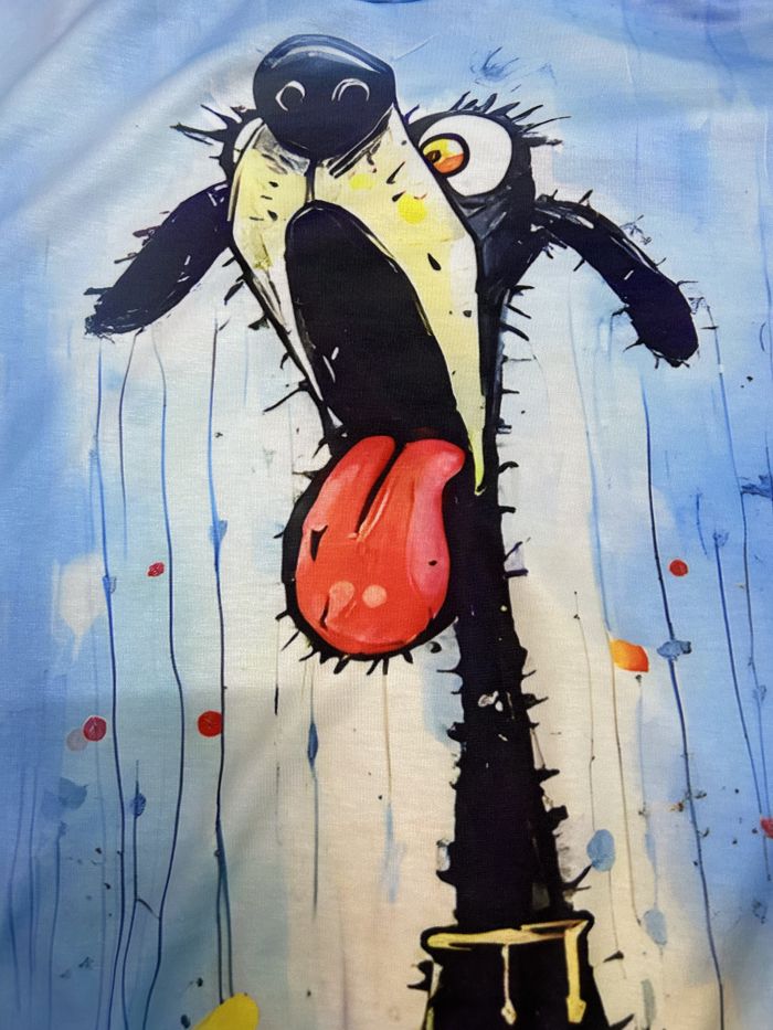 Stylish Cartoon Dog Print Hoodie - Women's Casual Long Sleeve Sweatshirt for Daily Wear - Soft, Cozy, and Comfortable Clothing for Ladies