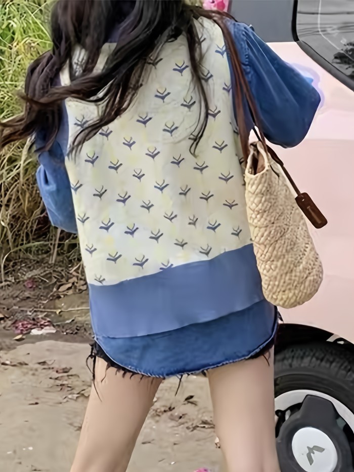 Chic Bunny Embroidered V-Neck Knit Sweater Vest for Women - Cozy Polyester, Perfect for Fall\u002FWinter