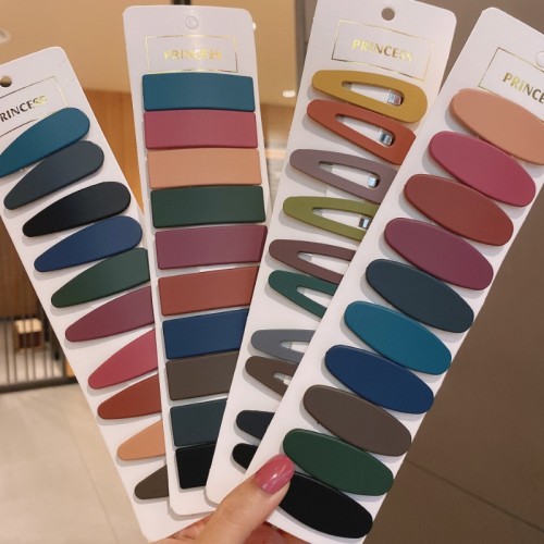 10pcs Basic Simple Vintage Hair Clips, Women Girls Casual Hair Accessories, Gift Photo Props