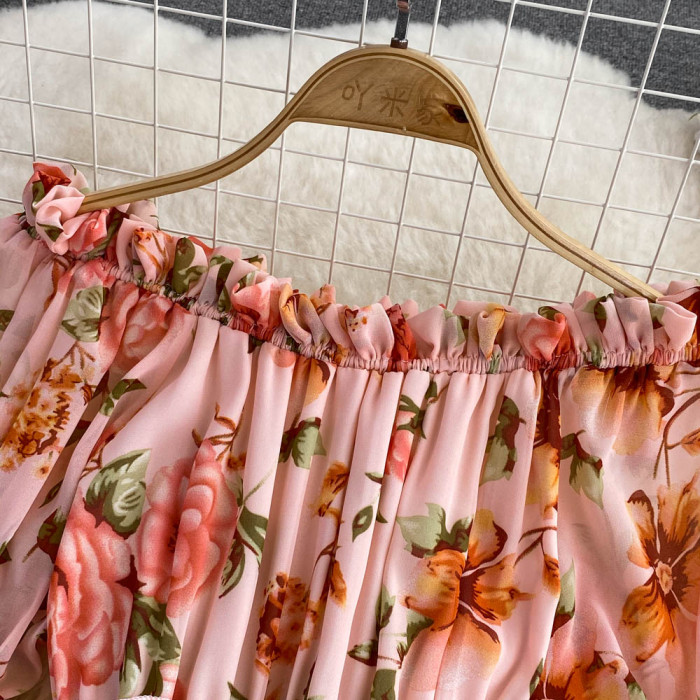 Saalima  Floral Ruffled  Dress(7 Colors)