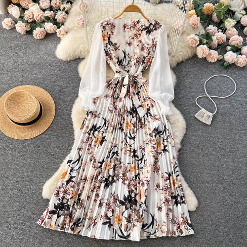 Raameen Pleated Dress (10 colors)
