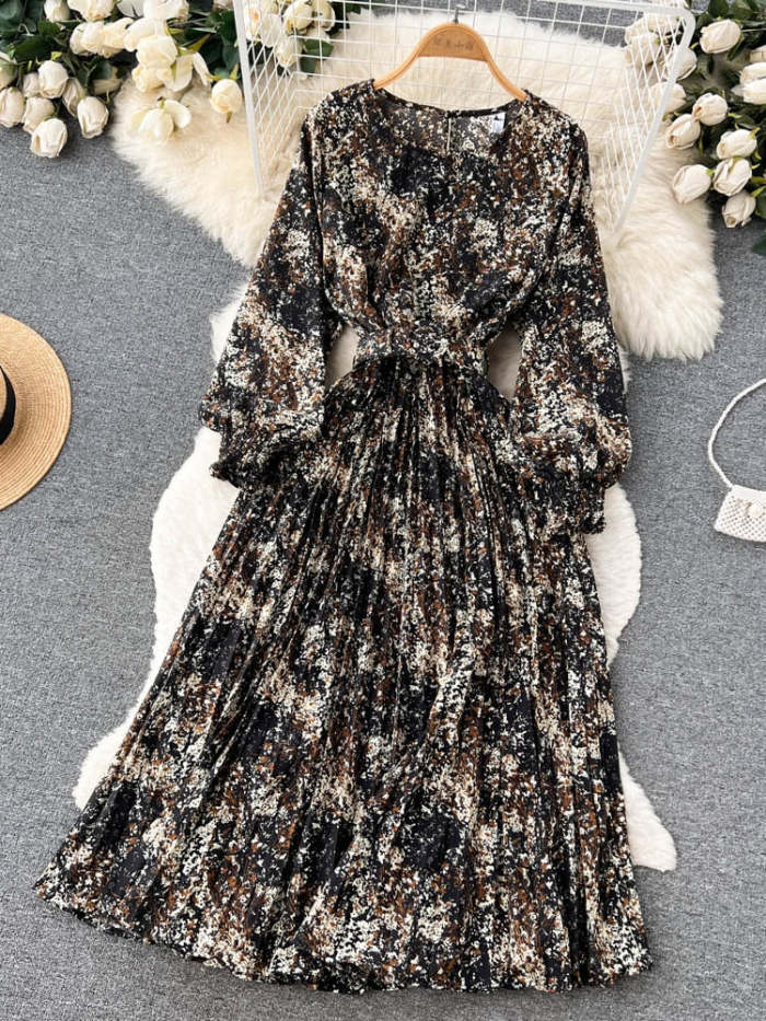 Naayela Pleated Dress (8 Colors)