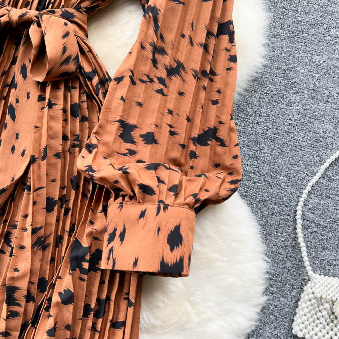 Hazel Pleated dress(4 Colors)