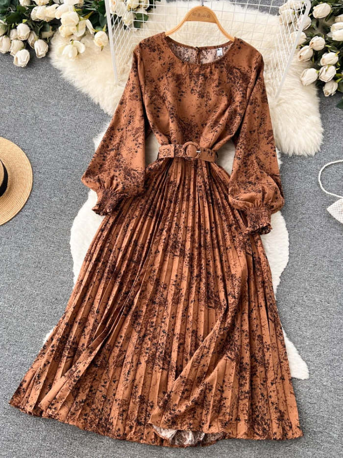 Naayela Pleated Dress (8 Colors)