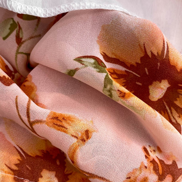 Saalima  Floral Ruffled  Dress(7 Colors)