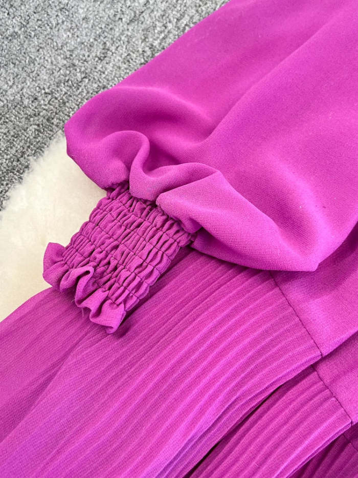 Ishwa Draped Long Dress(6 Colors)