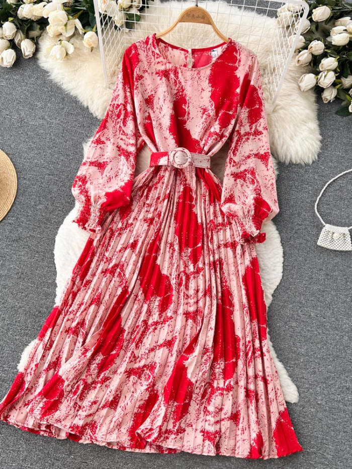 Naayela Pleated Dress (8 Colors)