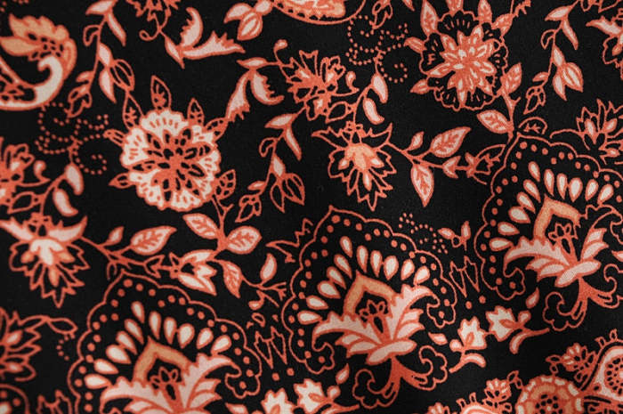 Ethnic floral print long dress