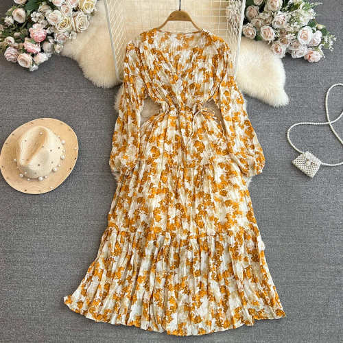Rebecca Floral Draped Dress(9 Colors)
