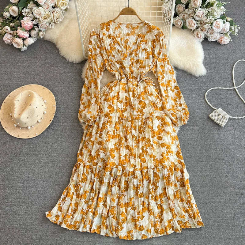 Rebecca Floral Draped Dress(9 Colors)