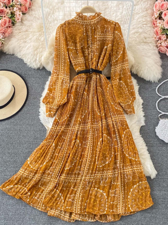 Musheera Pleated Dress(5 Colors)