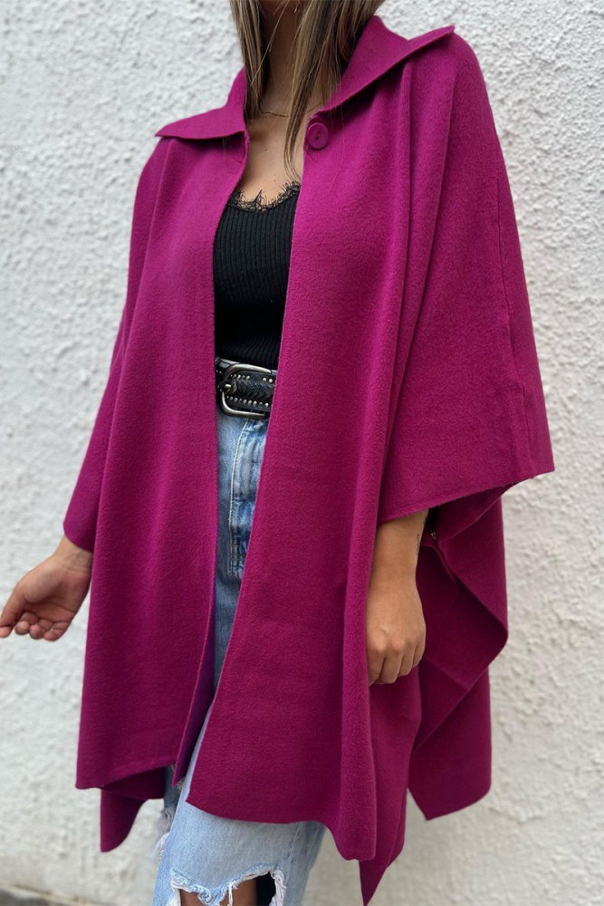 Casual Buttons Turndown Collar Cardigan(5 Colors)