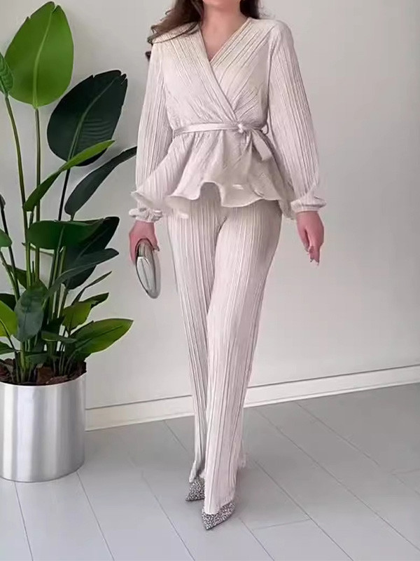 Stylish Fresh Loose Solid Color Set