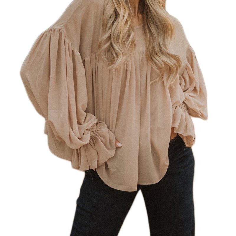 1pc Y2K Style Women'S Casual Loose-Fit Polyester Shirt - Solid Color, Conventional Collar, Woven Blouse for Winter Season
