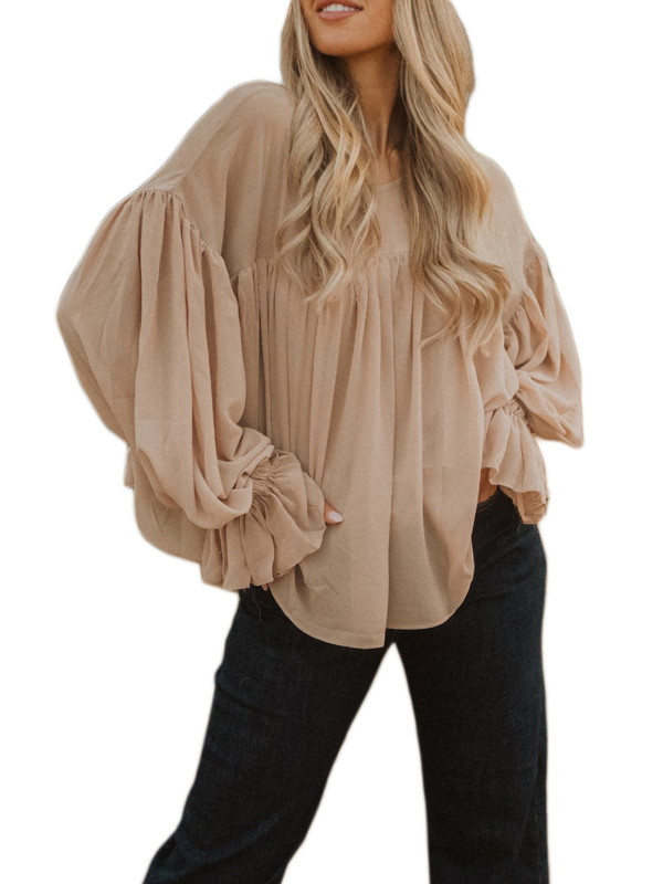 1pc Y2K Style Women'S Casual Loose-Fit Polyester Shirt - Solid Color, Conventional Collar, Woven Blouse for Winter Season