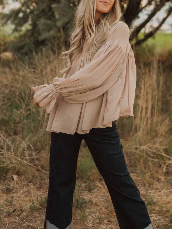 1pc Y2K Style Women'S Casual Loose-Fit Polyester Shirt - Solid Color, Conventional Collar, Woven Blouse for Winter Season