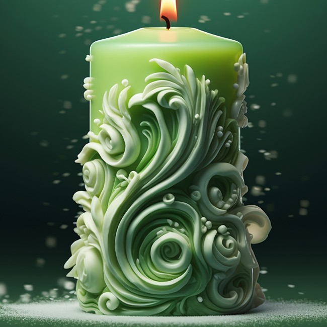 1pc Premium DIY Silicone Mold for Creating Unique Cylindrical Aromatherapy Candles