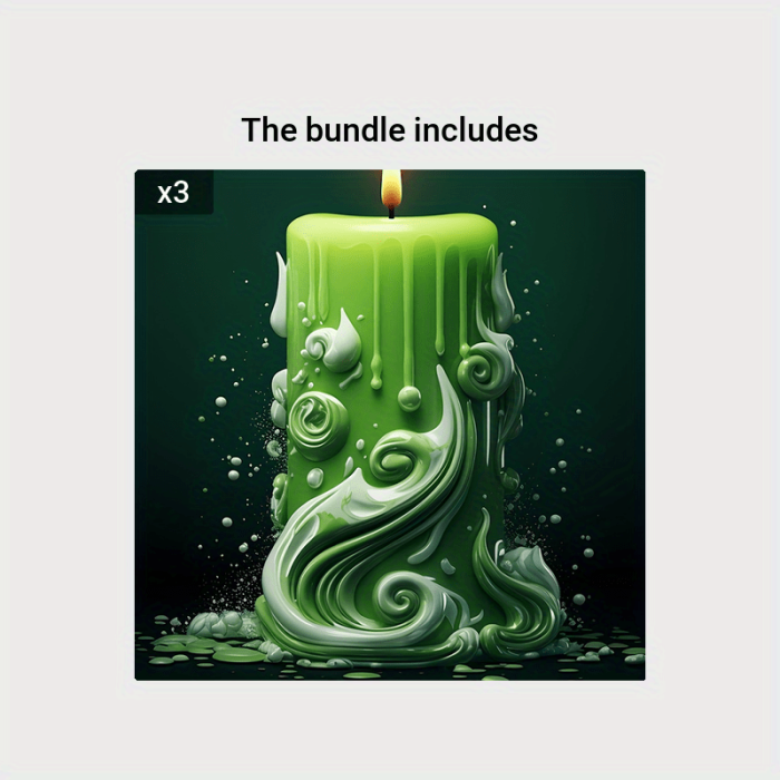 1pc Premium DIY Silicone Mold for Creating Unique Cylindrical Aromatherapy Candles