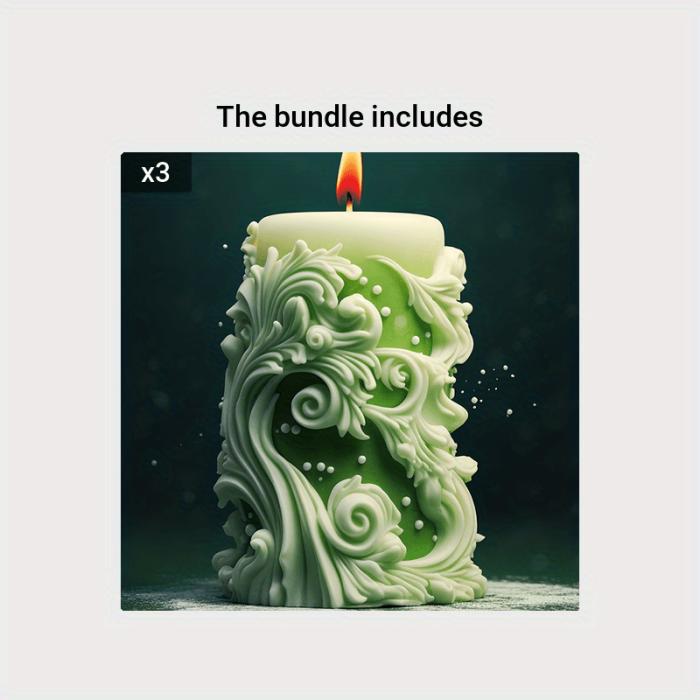 1pc Premium DIY Silicone Mold for Creating Unique Cylindrical Aromatherapy Candles
