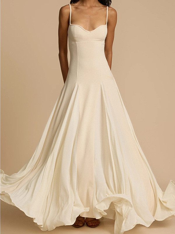 Stylish Eegant Halter Big Swing Dress