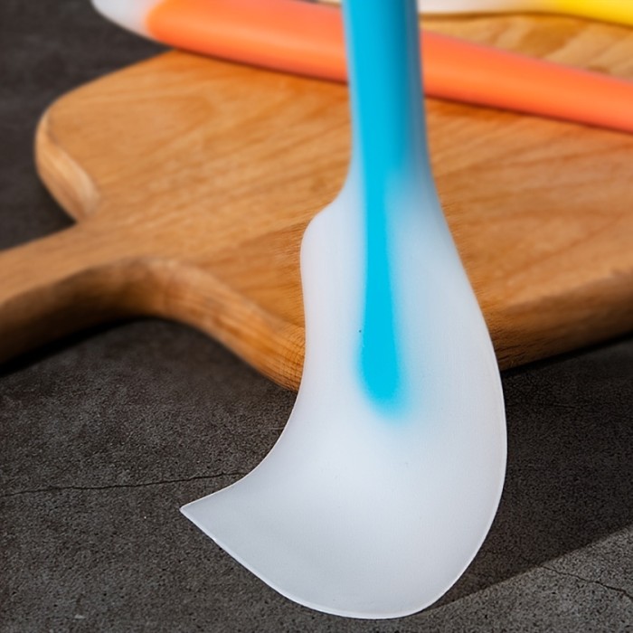 1pc Premium Silicone Spatula Set - Non-Stick, Heat Resistant Kitchen Utensils for Cooking, Baking, Flipping - Food Grade, Dishwasher Safe