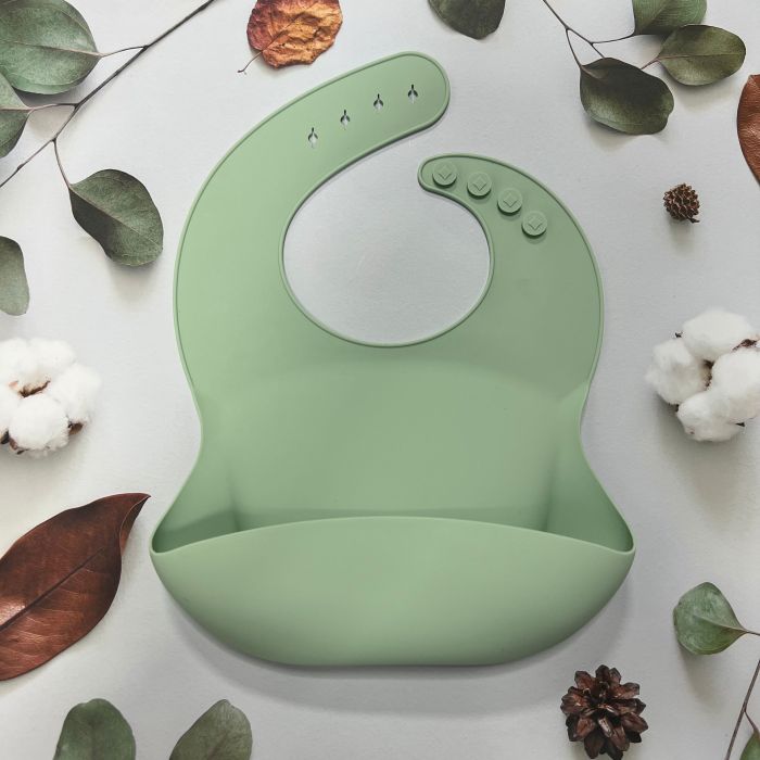 BPA Free Silicone Baby Bibs For Babies & Toddlers (10-72 Months) Waterproof, Soft, Unisex, Non Messy, Adjustable Fit Waterproof Bibs