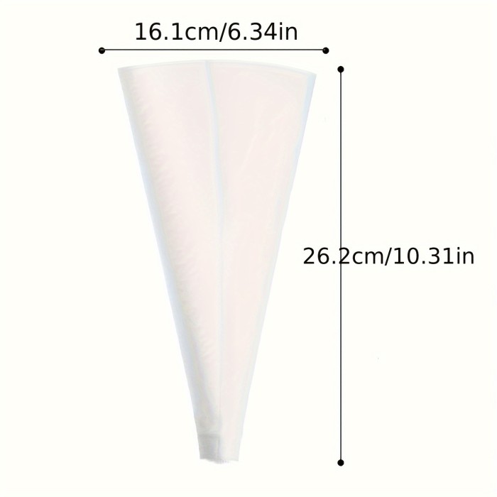 5pcs Silicone Reusable Piping Bags for Cake & Cookie Decorating - Kitchen Essentials