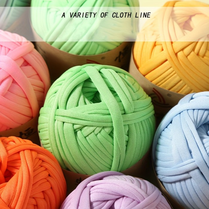 1pc Polyester 100.00% Yarn, Hand-knitted Thread, Multi-color Crochet Thread, Hand-knitted Thread DIY Doll DIY Hat, Scarf, Coat Woven Thread