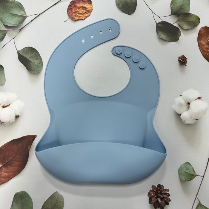 BPA Free Silicone Baby Bibs For Babies & Toddlers (10-72 Months) Waterproof, Soft, Unisex, Non Messy, Adjustable Fit Waterproof Bibs