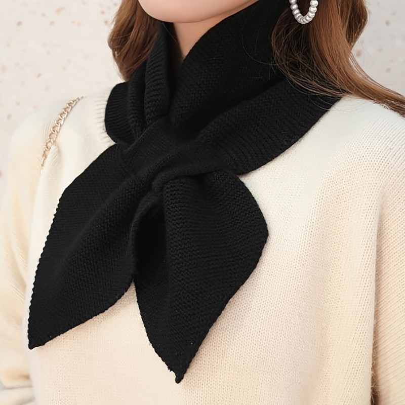 Stylish Knit Scarf - Breathable, Versatile, Warm, and Elastic - Perfect for Night Out, Autumn, and Winter