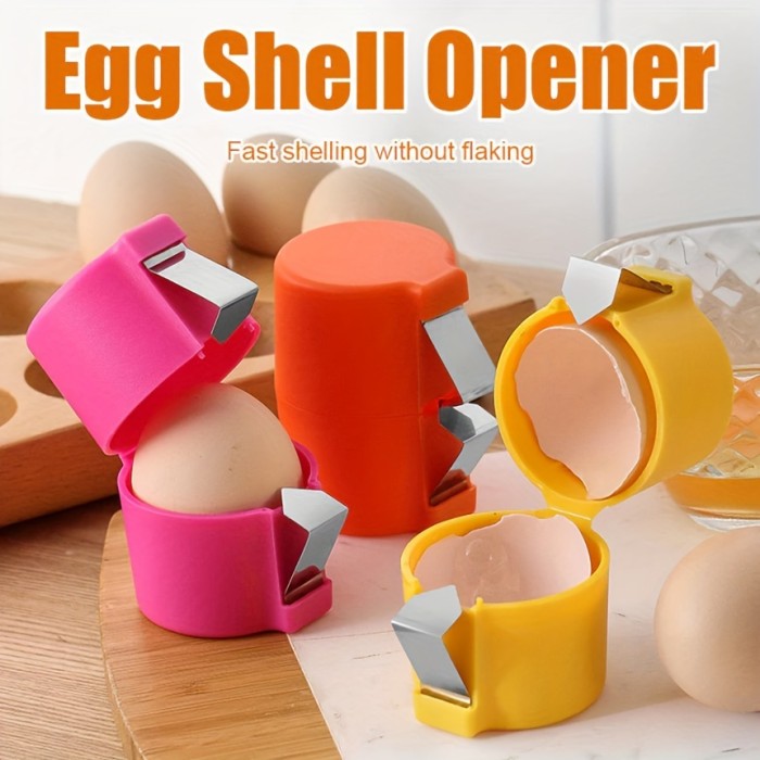 Easy-Clean Egg Shell Separator - Quick Peel & Yolk Divider for Kitchen, Baking Essentials