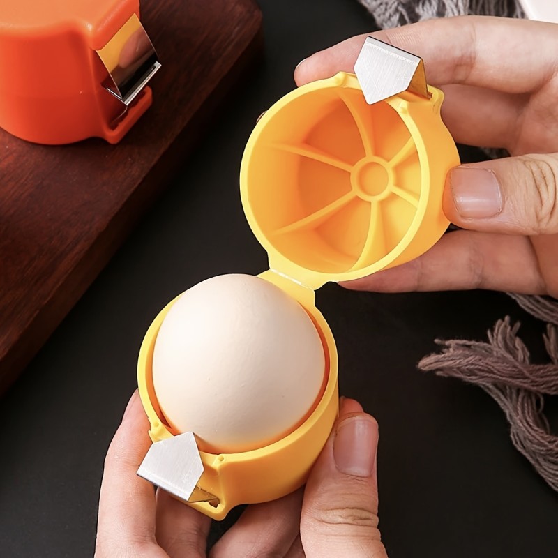Easy-Clean Egg Shell Separator - Quick Peel & Yolk Divider for Kitchen, Baking Essentials