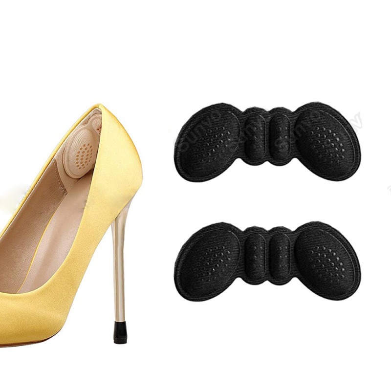 1\u002F5 Pairs Anti-Slip Heel Stickers, Non-Wear Half-Size Pads for High Heels, Large Size for Women's Shoes, Small Size for Shoe Size Adjustment, 10cm*4cm\u002F3.94in*1.57in