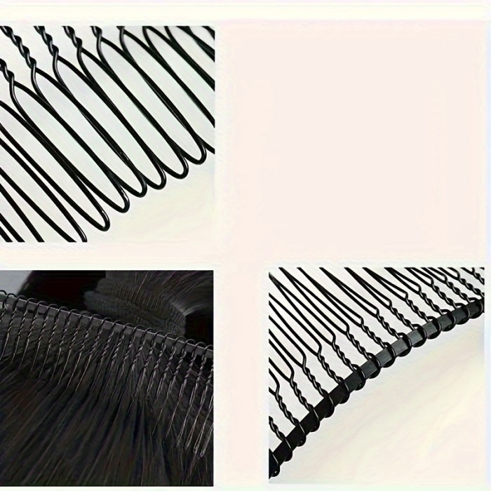 Minimalist Alloy Hair Clips Set, 3-Piece Solid Color Wave Hair Holder Grips, Hair Styling Tools for Taming Flyaways, Non-Slip Oblong Shape for Teens and Adults – Hair Accessory for Organizing Fringe and Updos