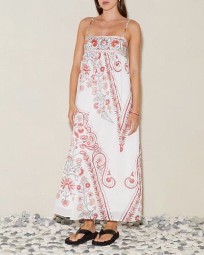 Bohemian Print Sling Dress